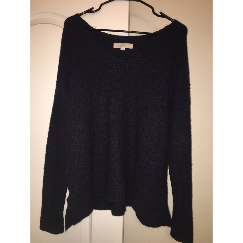 Ann Taylor Loft navy sweater